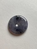 Black Lavender Translucent Jadeite Ring Pendant