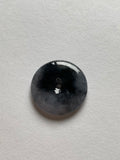 Black Lavender Translucent Jadeite Ring Pendant