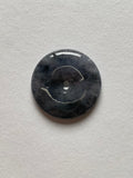 Black Lavender Translucent Jadeite Ring Pendant