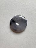 Black Lavender Translucent Jadeite Ring Pendant