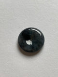 Black Translucent Jadeite Ring Pendant