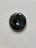 Black Translucent Jadeite Ring Pendant