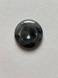 Black Translucent Jadeite Ring Pendant