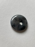 Black Translucent Jadeite Ring Pendant