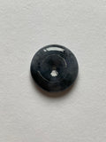 Black Translucent Jadeite Ring Pendant