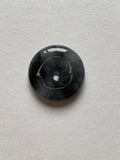 Black Translucent Jadeite Ring Pendant