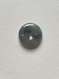 Black Translucent Jadeite Ring Pendant