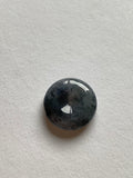 Black Translucent Jadeite Ring Pendant