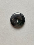 Black Translucent Jadeite Ring Pendant