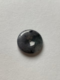Black Translucent Jadeite Ring Pendant