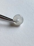 Icy White Highly Translucent Jadeite Ring Pendant