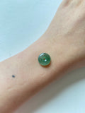 Floating Green Translucent Jadeite Ring Pendant