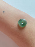 Floating Green Translucent Jadeite Ring Pendant