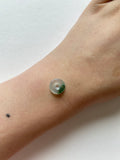 Floating Green Translucent Jadeite Ring Pendant
