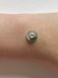 Floating Green Translucent Jadeite Ring Pendant