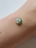 Floating Green Translucent Jadeite Ring Pendant