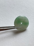 Floating Green Translucent Jadeite Ring Pendant
