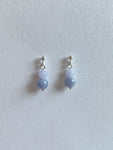 Lavender Translucent Jadeite Drop Earrings
