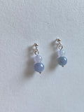 Lavender Translucent Jadeite Drop Earrings
