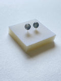 Black Highly Translucent Jadeite Stud Earrings