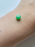 Green Translucent Jadeite Ring Pendant
