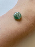 Icy Bluish Green Translucent Jadeite Ring Pendant