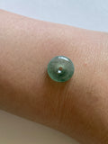 Icy Bluish Green Translucent Jadeite Ring Pendant
