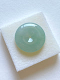 Icy Light Green Translucent Jadeite Ring Pendant